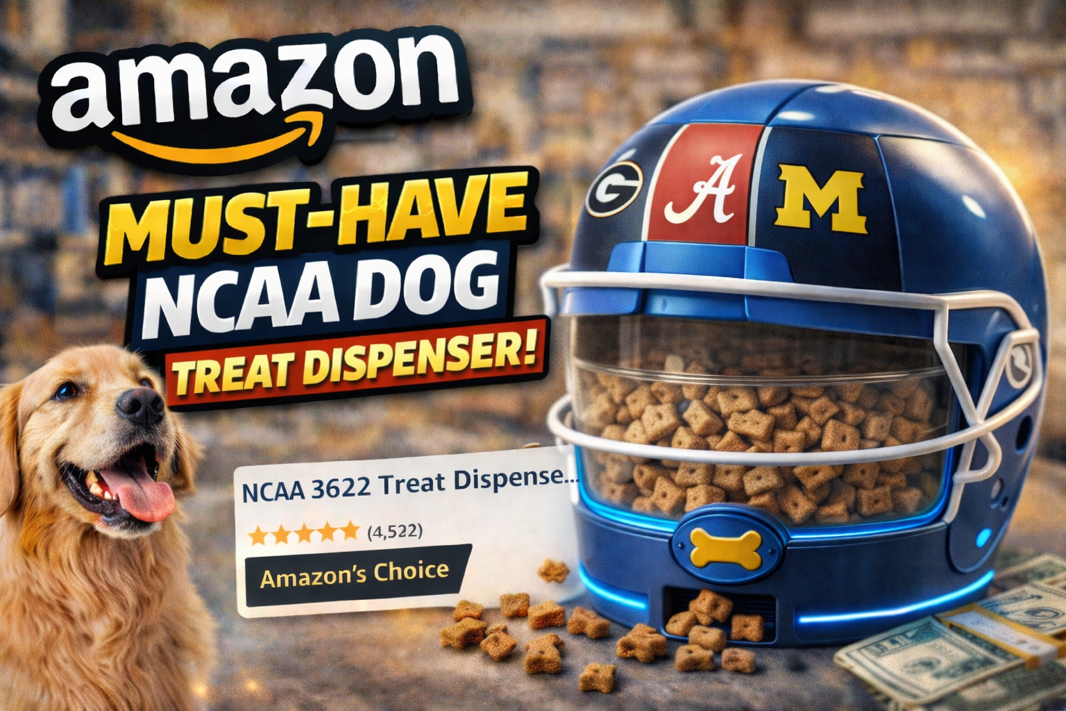 Pet Supplies : Pets First NCAA Georgia Bulldogs Football Treat